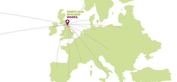 North East England Map